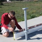 Determine the pitch of the patio