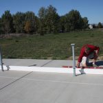 Check pitch running the length of the pergola