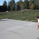 Chalk from post to post